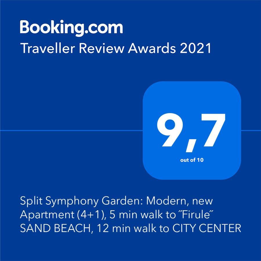 Split Symphony Garden: Modern, New Apartment Dış mekan fotoğraf